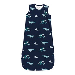 Kyte BABY Navy Whale Print Sleep Sack 0.5 Tog